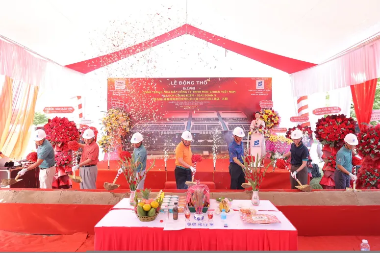 Sona E&C tiếp tục được Men-Chuen chọn làm tổng thầu dự án mở rộng nhà máy
